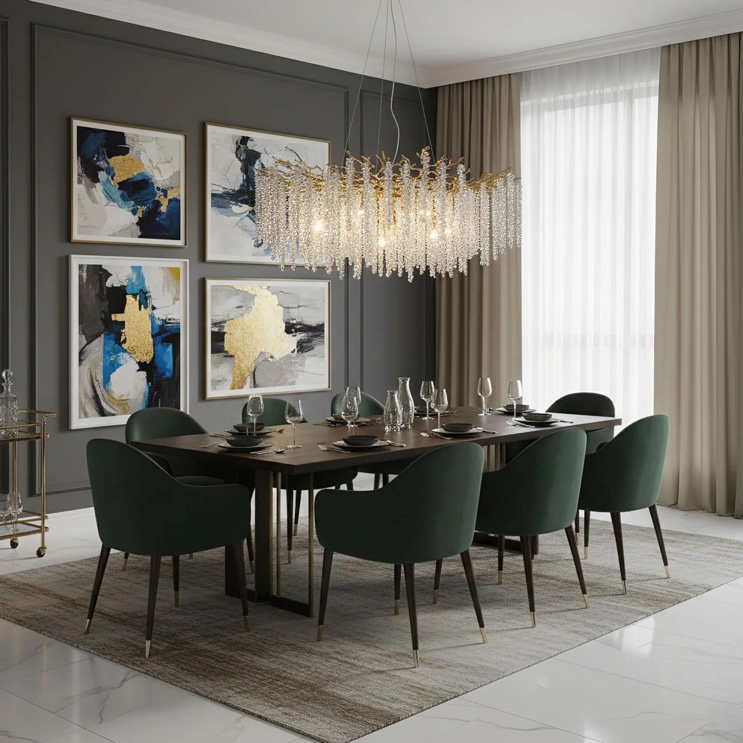 Albero Crystal Chandelier - Image 8