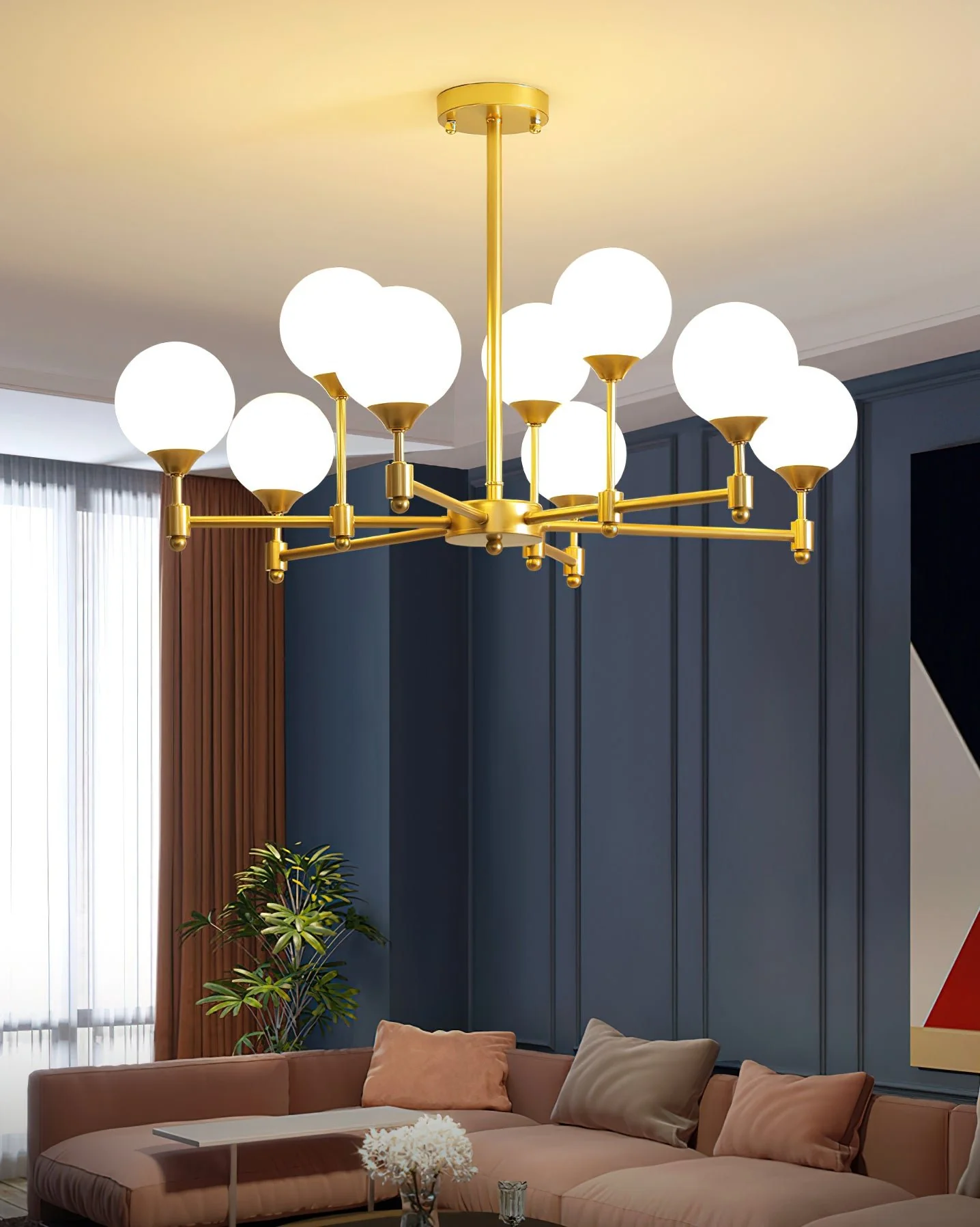 Alessio Globe Chandelier - Image 4