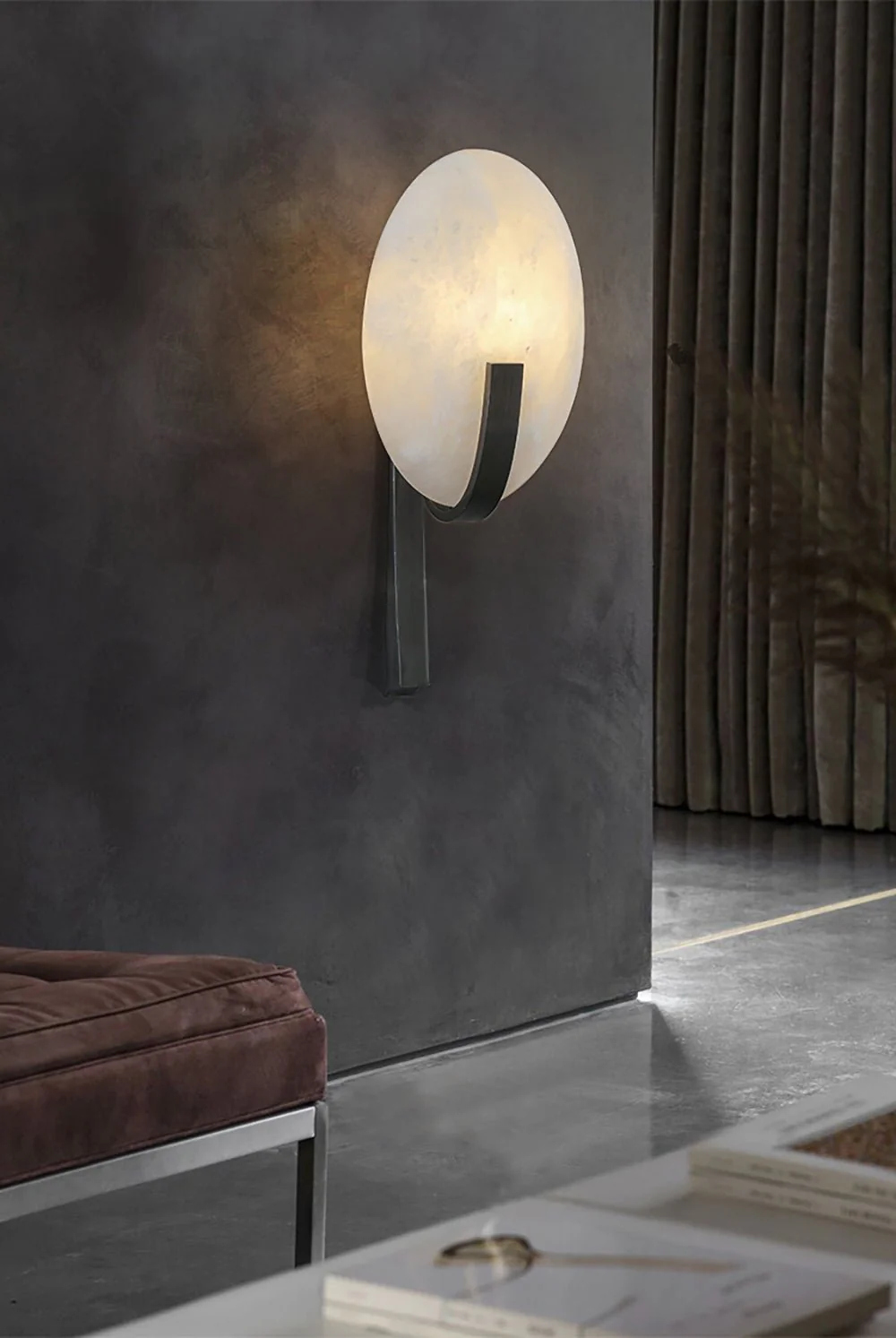 Alice Alabaster Plug-in Wall Lamp - Image 11