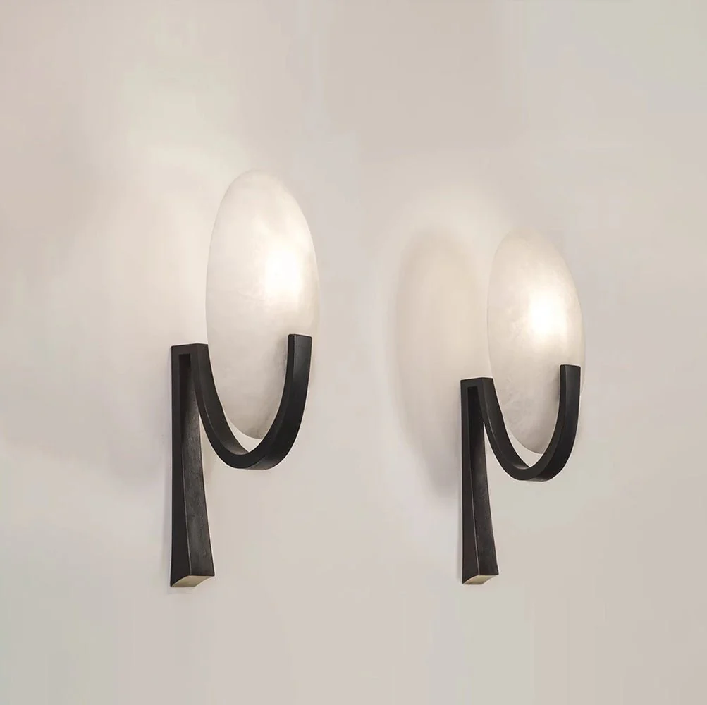 Alice Alabaster Plug-in Wall Lamp - Image 15