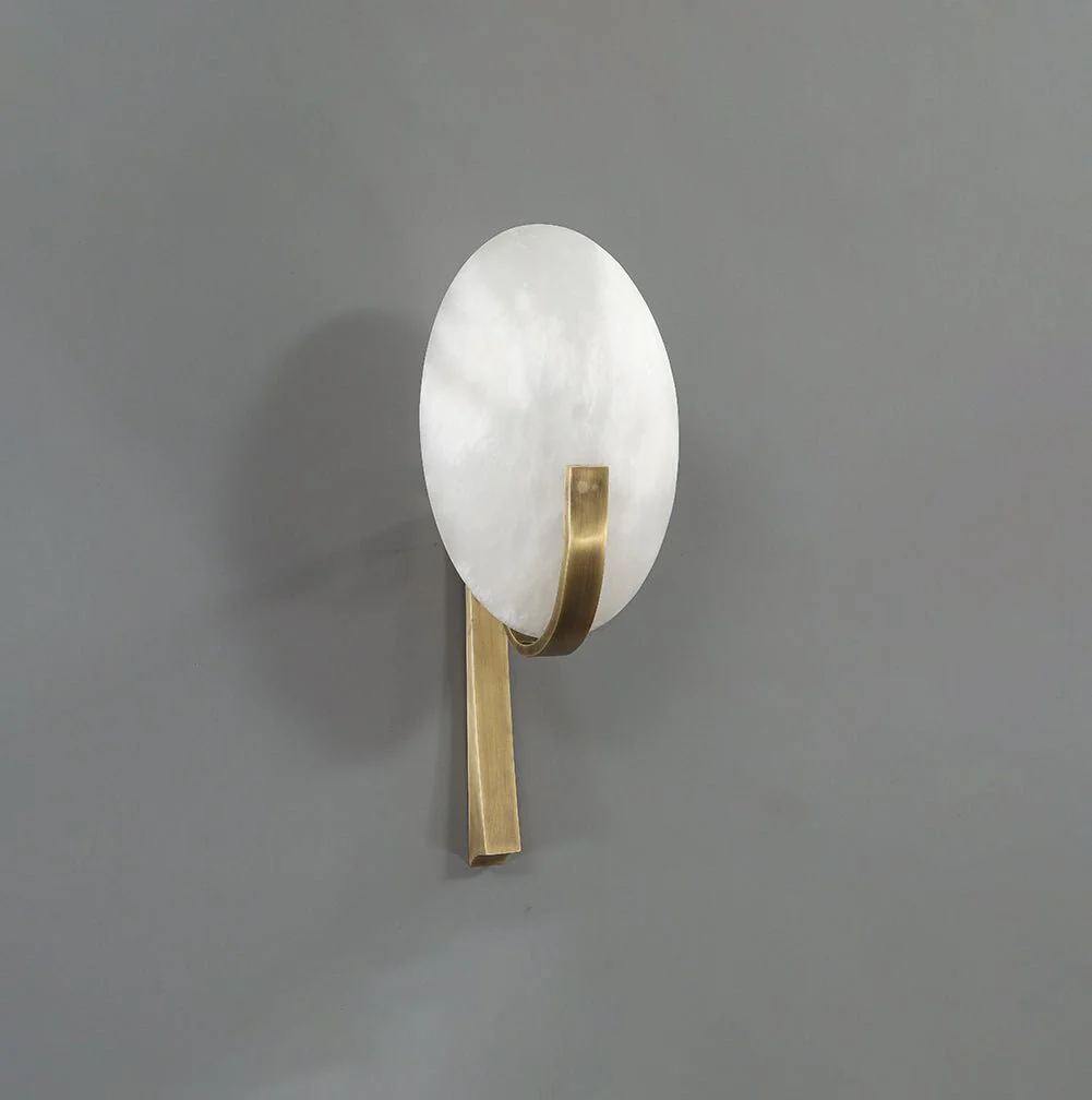 Alice Alabaster Plug-in Wall Lamp - Image 17
