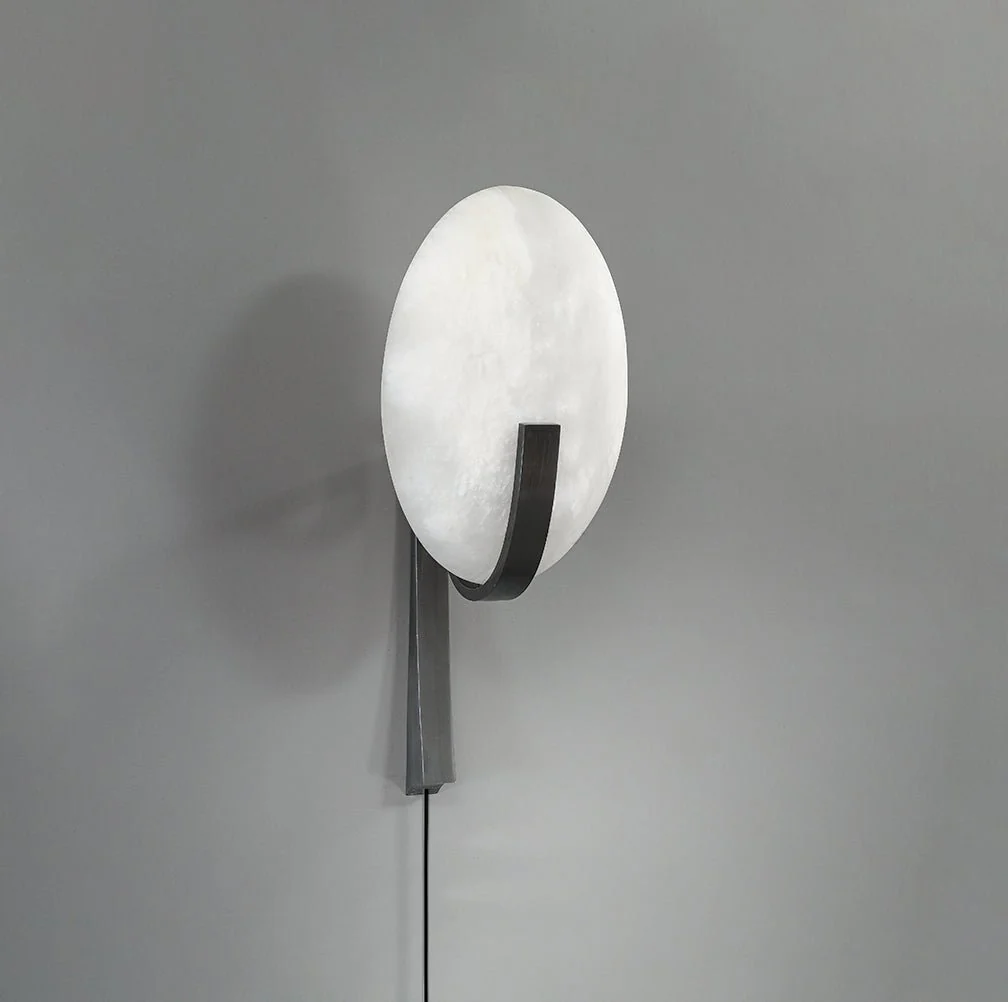 Alice Alabaster Plug-in Wall Lamp - Image 3