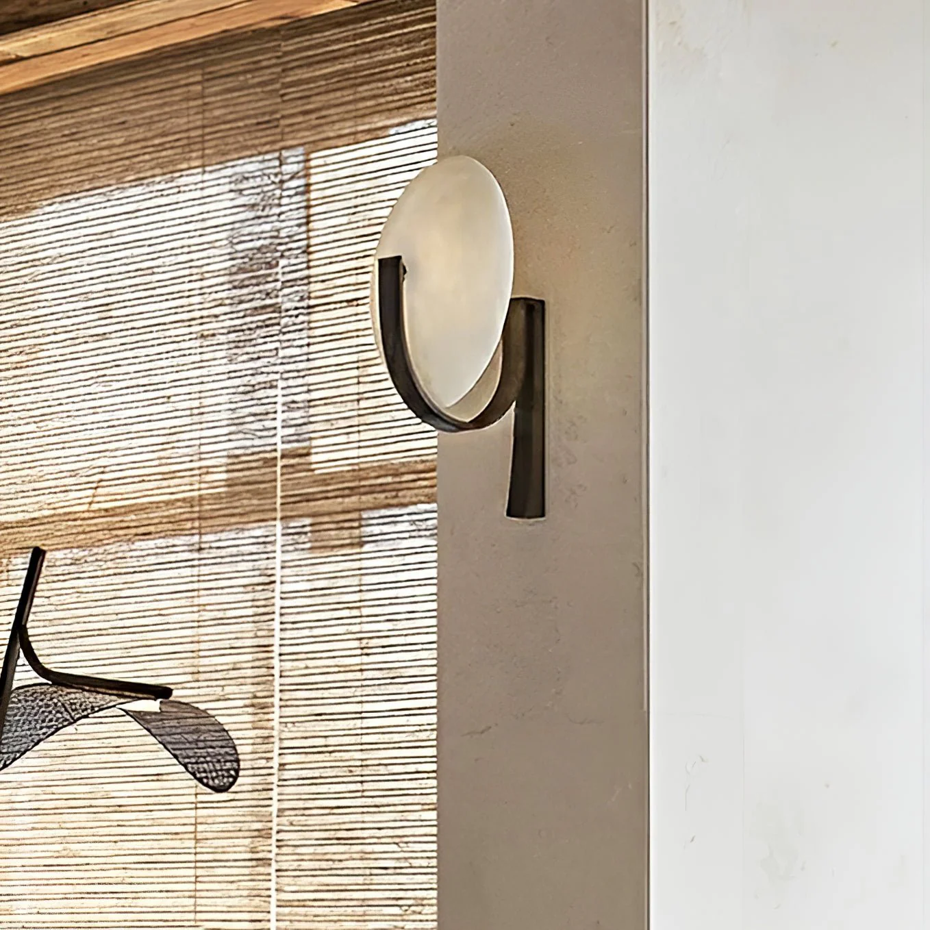Alice Alabaster Plug-in Wall Lamp - Image 6