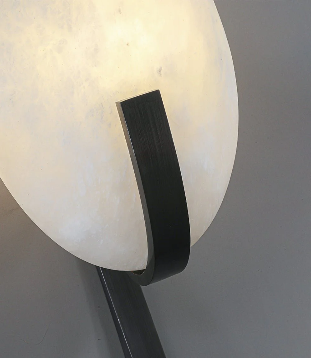 Alice Alabaster Plug-in Wall Lamp - Image 7