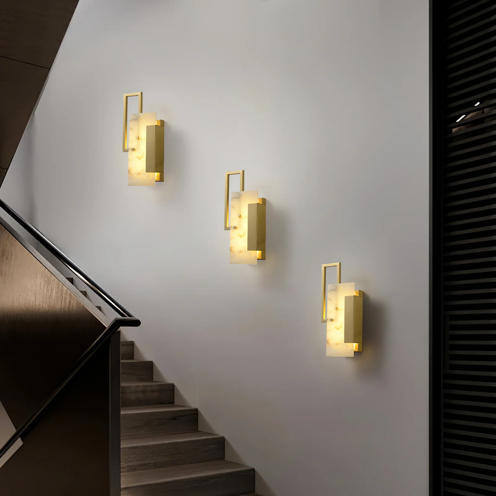 Althea Alabaster Wall Sconce - Image 6