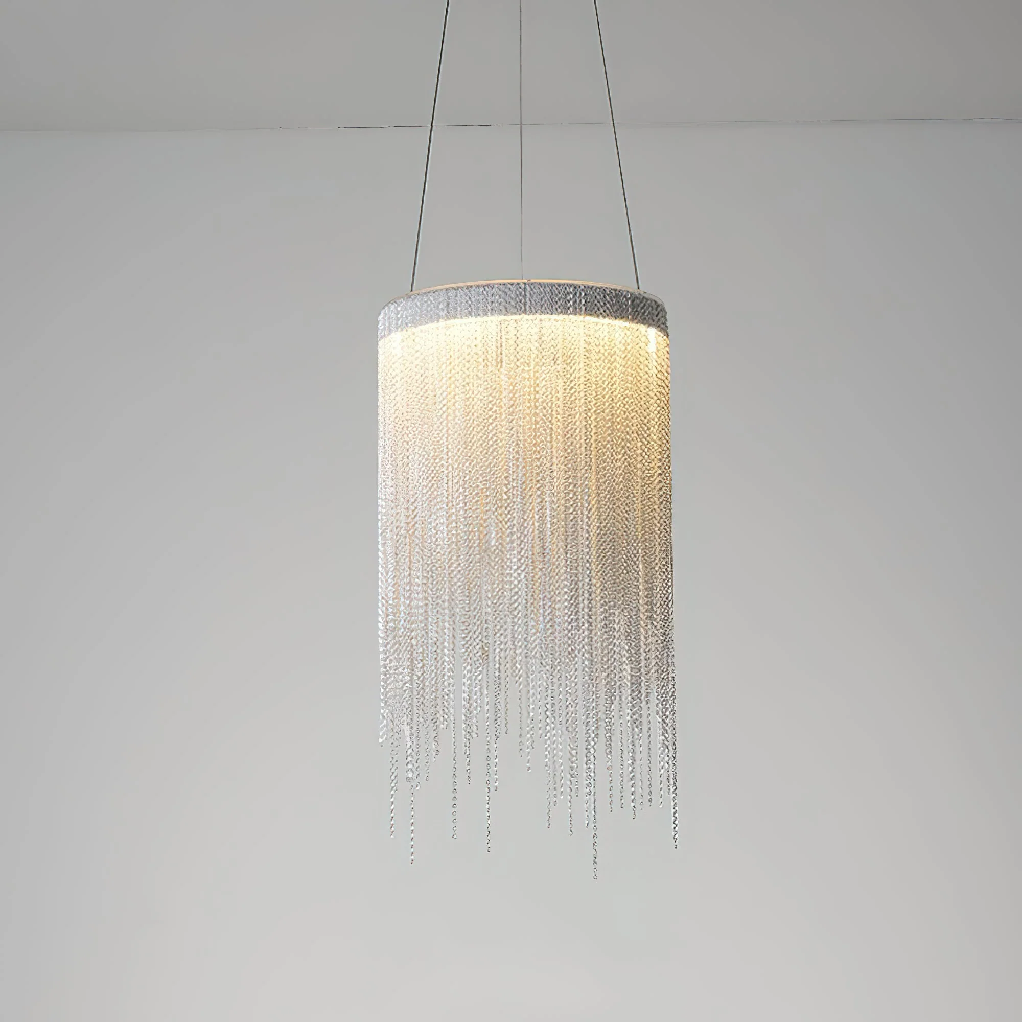 Aluminum Chain Tassel Pendant Light - Image 9