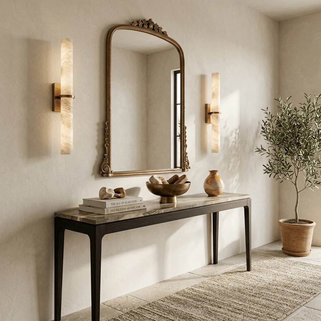 Aluna Alabaster Bar Wall Light - Image 4