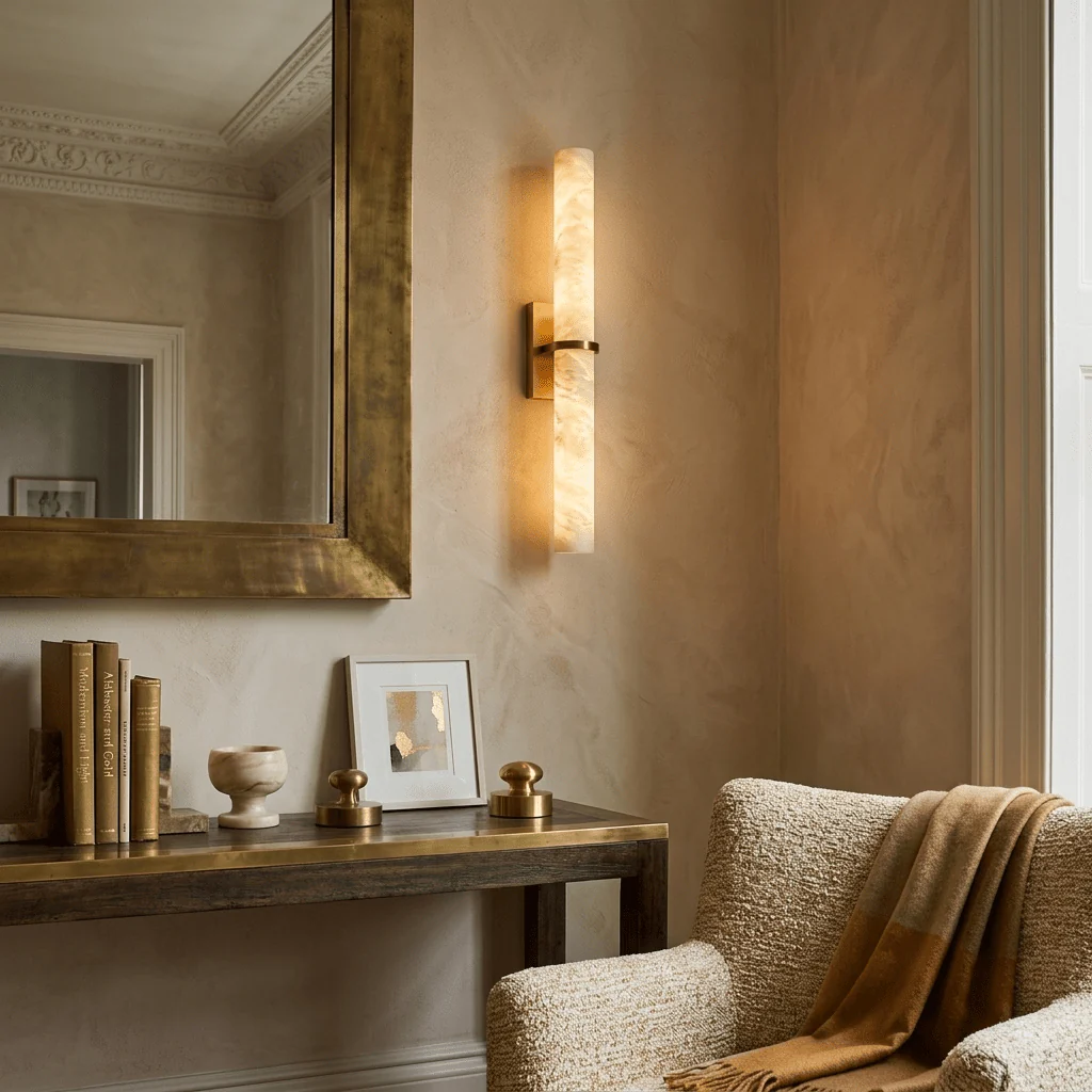 Aluna Alabaster Bar Wall Light - Image 5