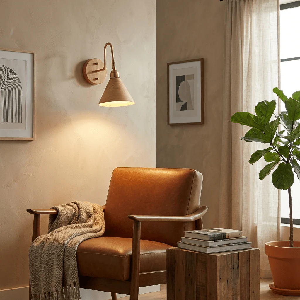 Alver Wood Wall Light - Image 2