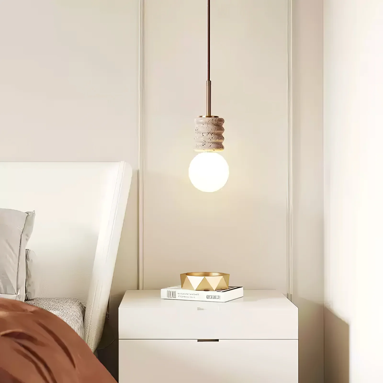 Alvia Travertine Pendant Lamp - Image 13