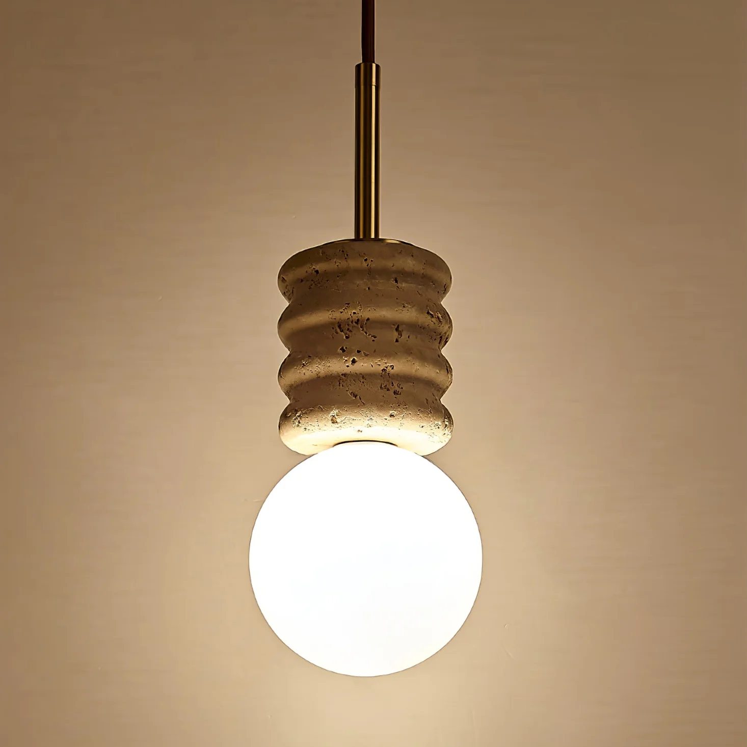 Alvia Travertine Pendant Lamp - Image 6