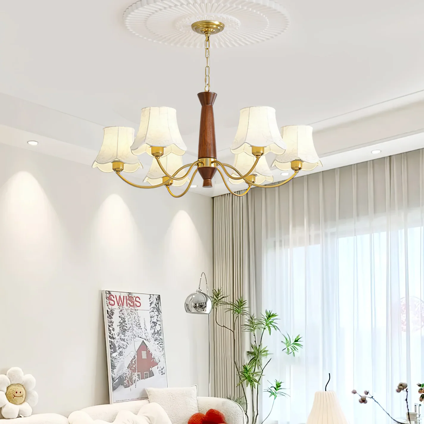 Alyssa Fabric Chandelier - Image 14