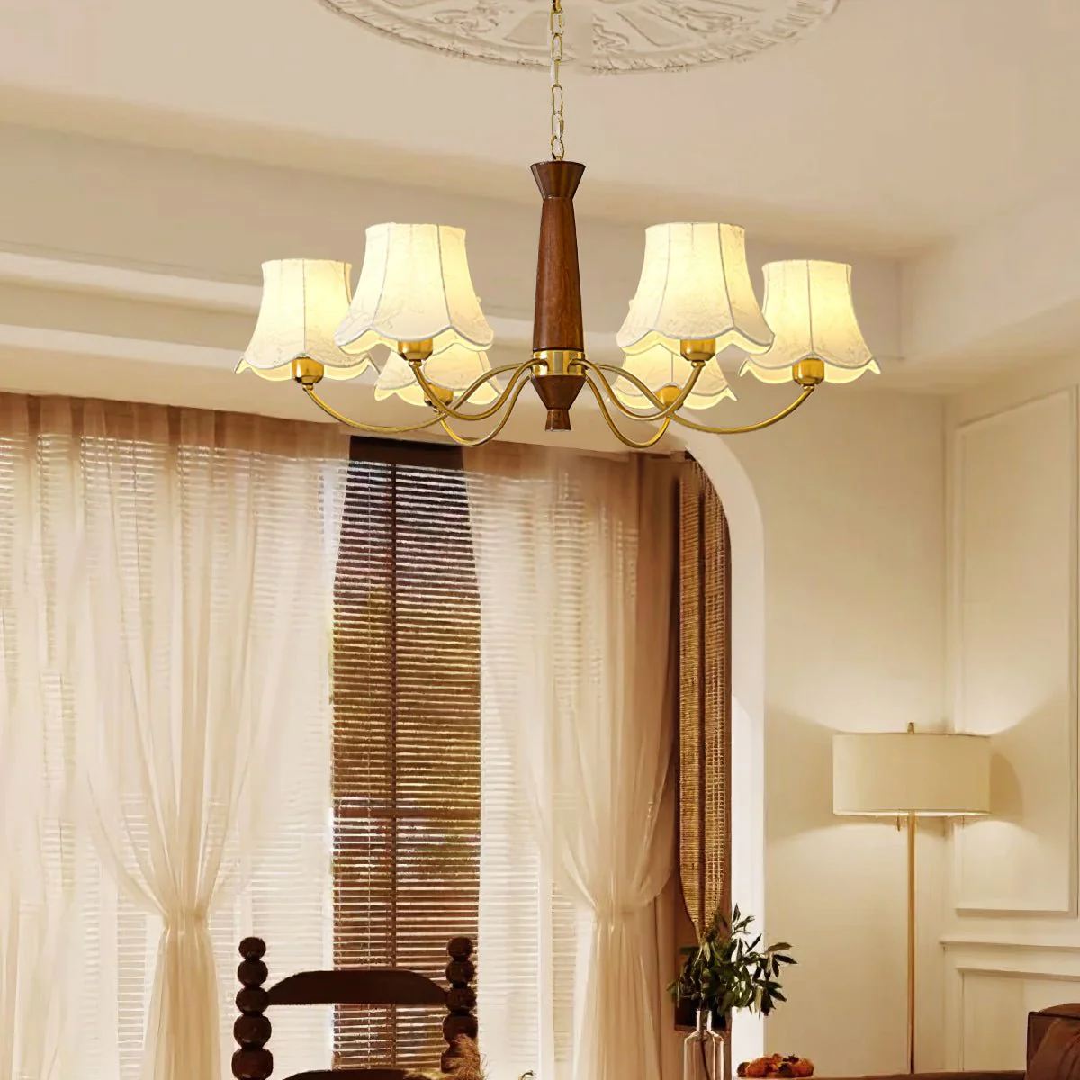Alyssa Fabric Chandelier - Image 2