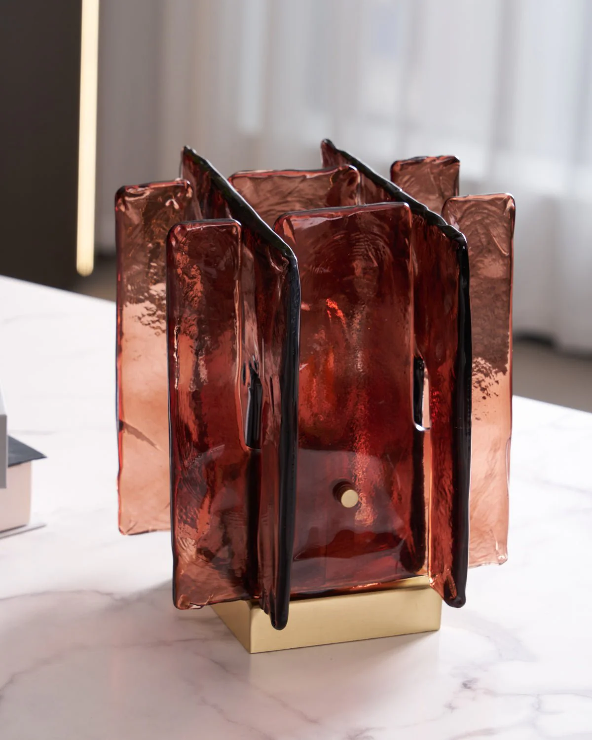 Amber Building Block Table Lamp - Image 15