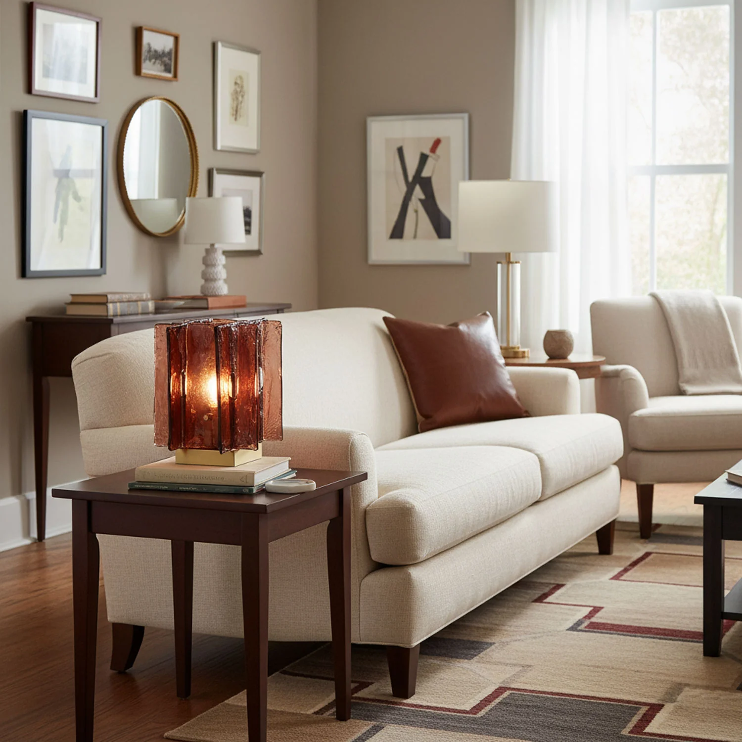 Amber Building Block Table Lamp - Image 9