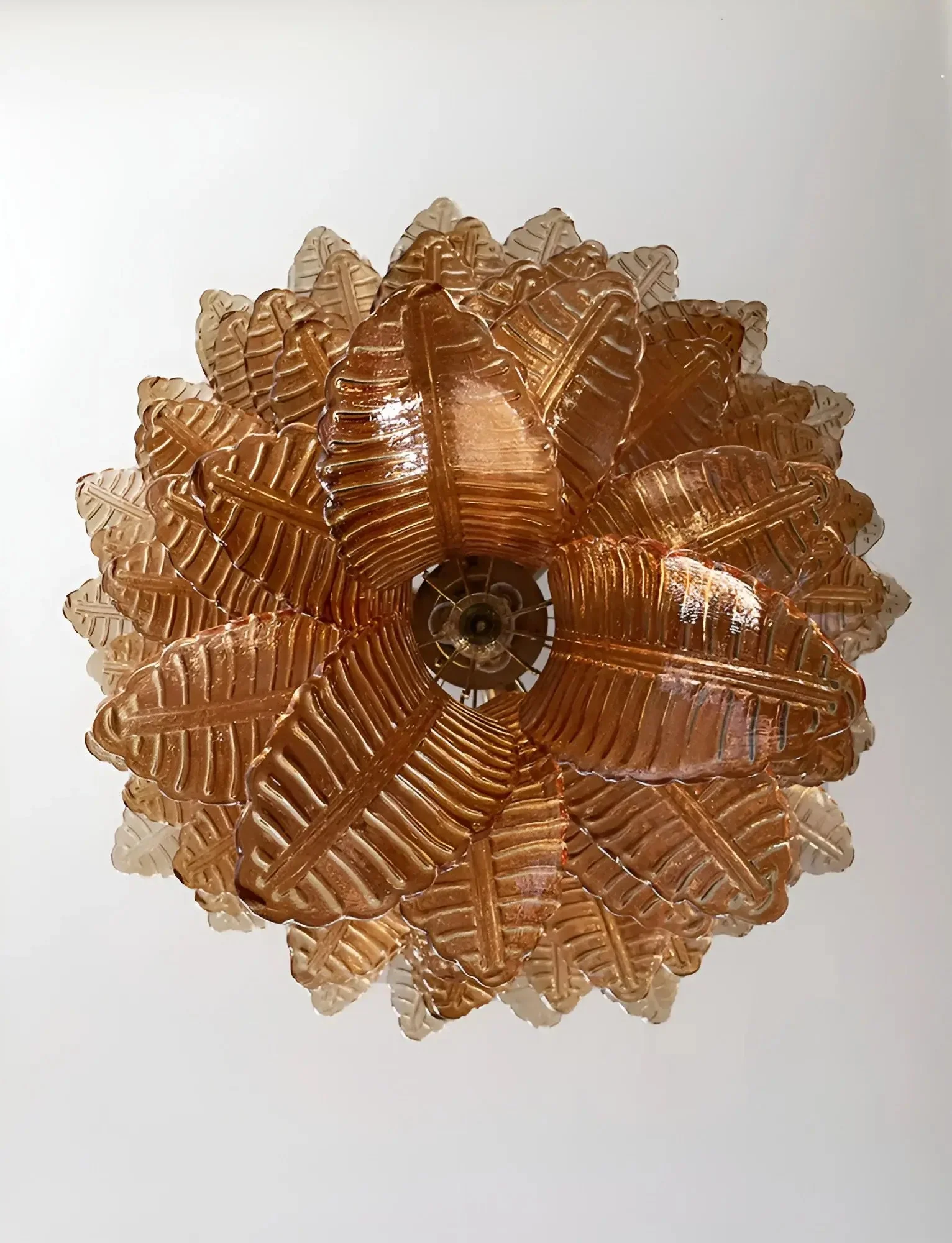 Amber Leaf Cascade Chandelier - Image 25