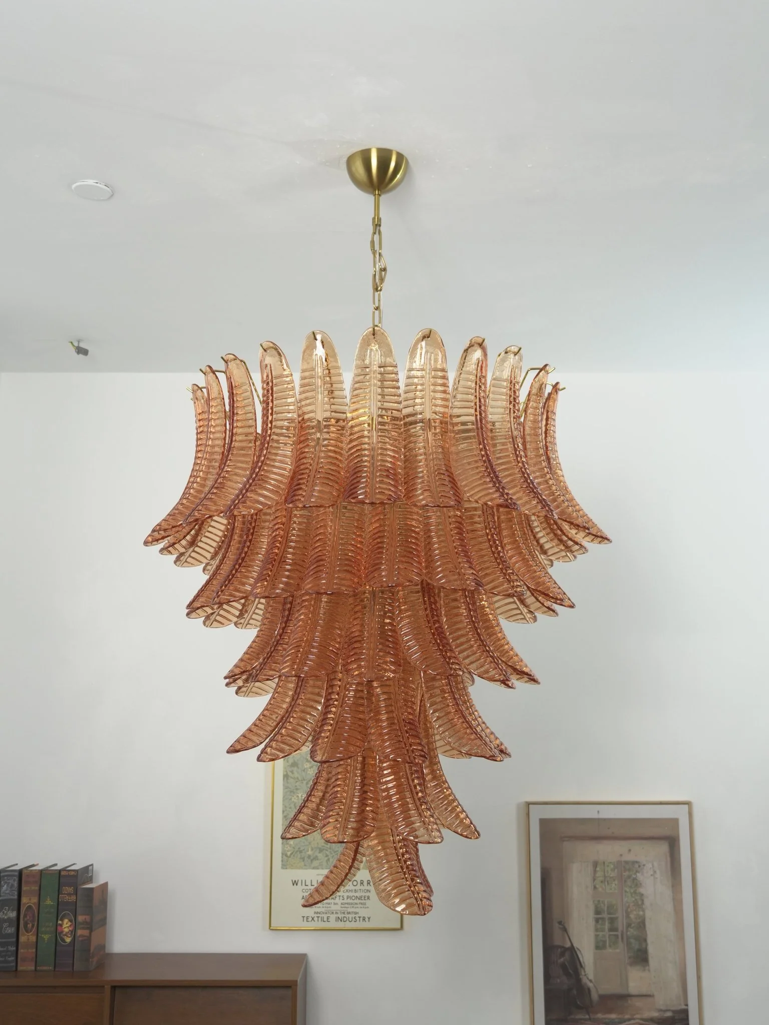 Amber Leaf Cascade Chandelier - Image 43
