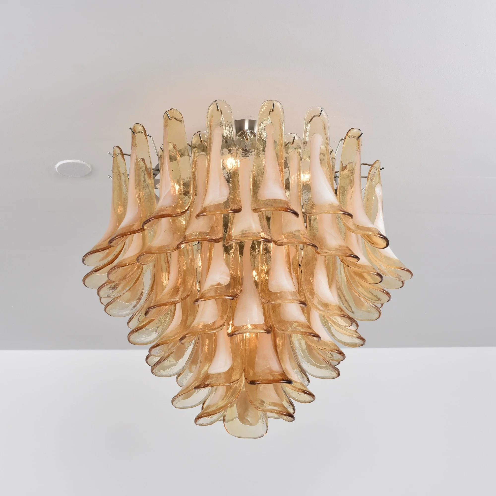 Amber Petal Glass Ceiling Lamp - Image 11