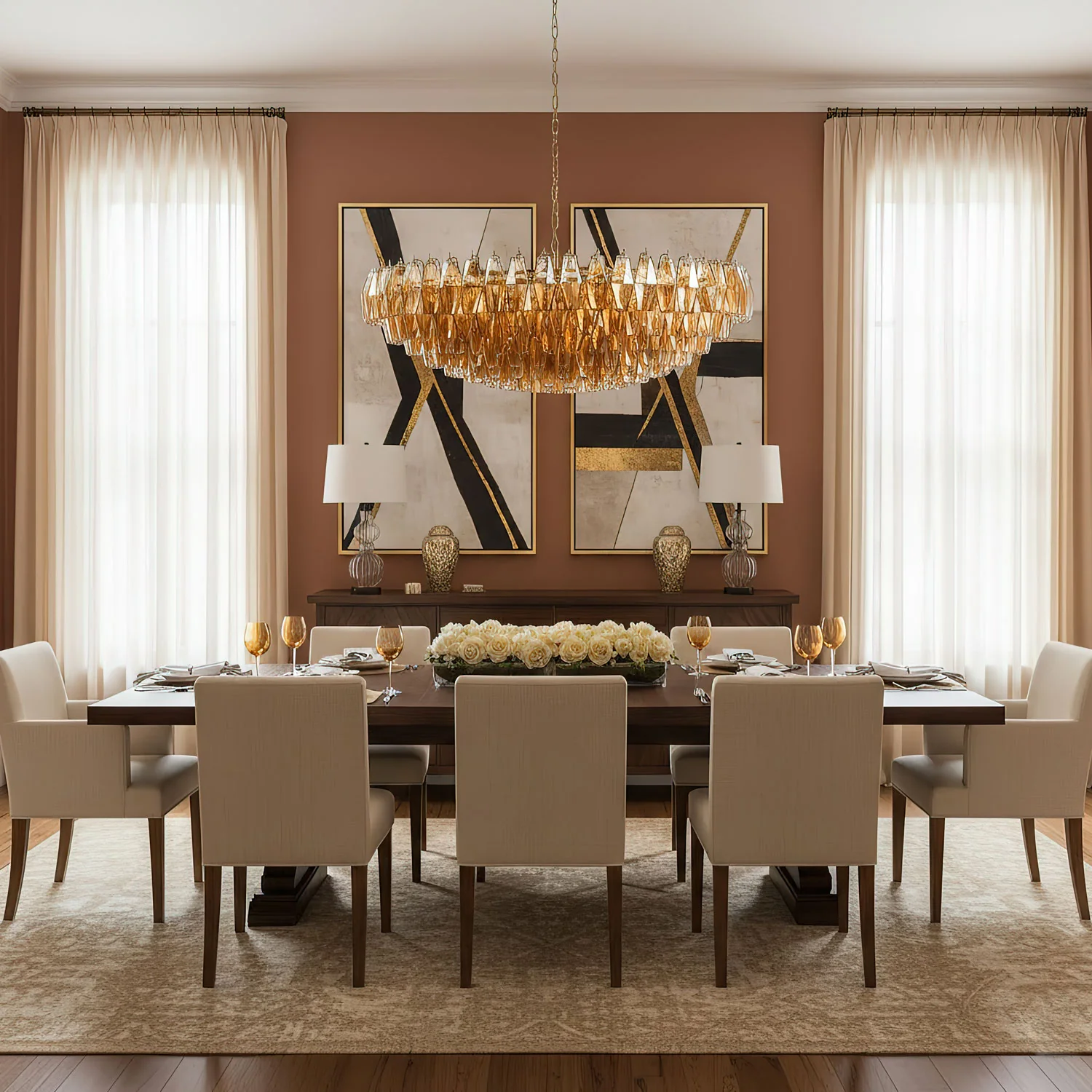 Amber Sorrento Chandelier - Image 10