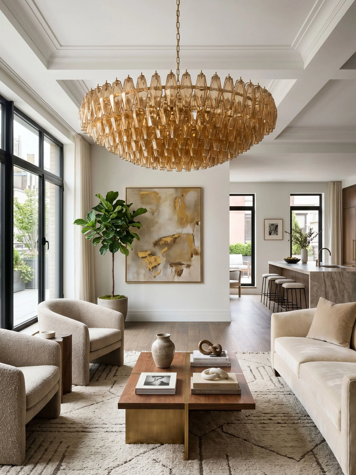 Amber Sorrento Chandelier - Image 3