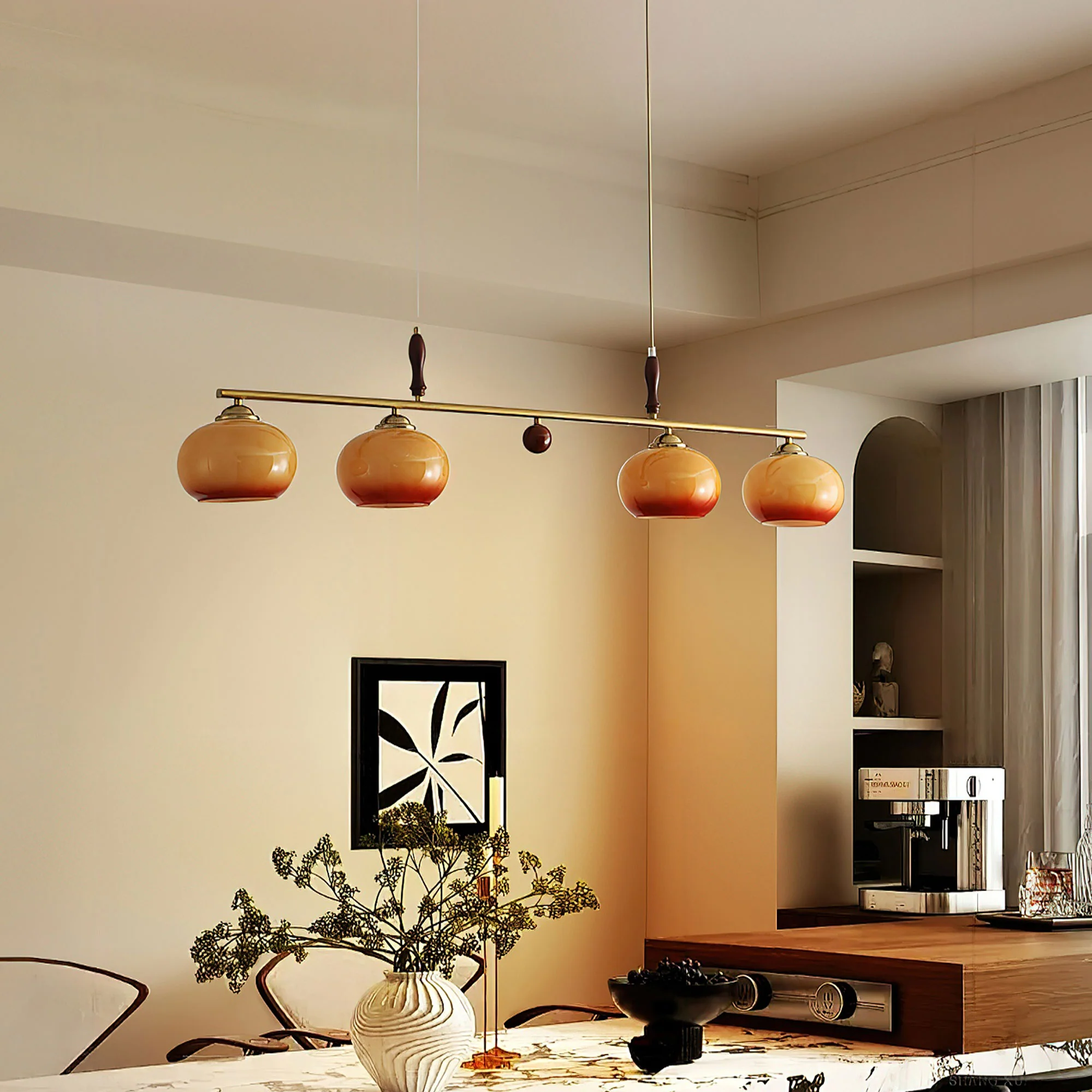 Amber Trio Pendant Lamp - Image 6