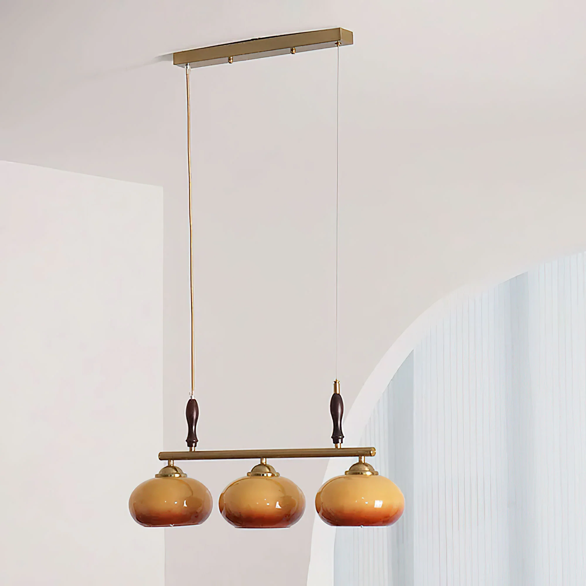 Amber Trio Pendant Lamp - Image 8