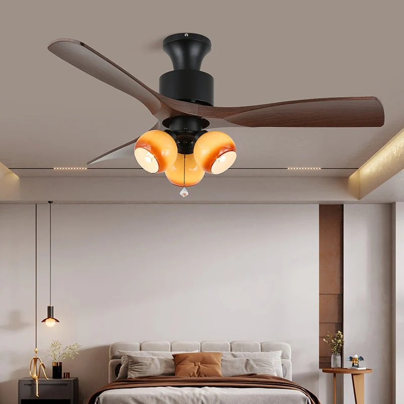 Amberglo Retro Ceiling Fan Light - Image 5