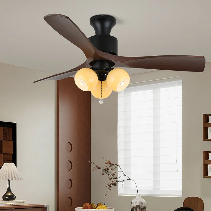 Amberglo Retro Ceiling Fan Light - Image 7