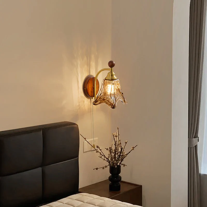 Amberveil Bloom Wall Lamp - Image 5