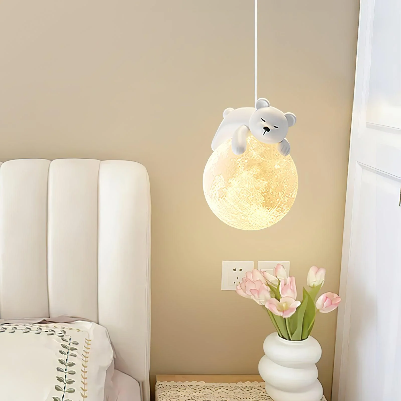 Animal Sleeping Pendant Lamp - Image 3