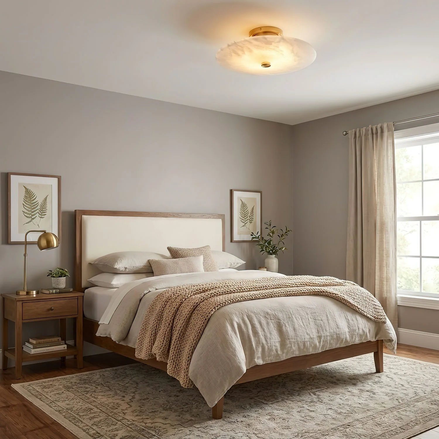 Ankeny Alabaster Ceiling Lamp - Image 7