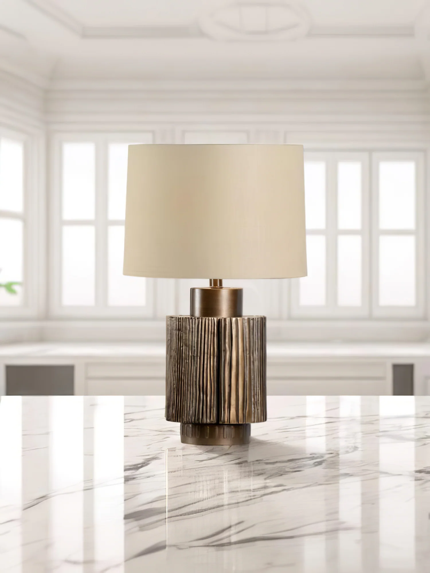 Antique Groove Table Lamp - Image 6