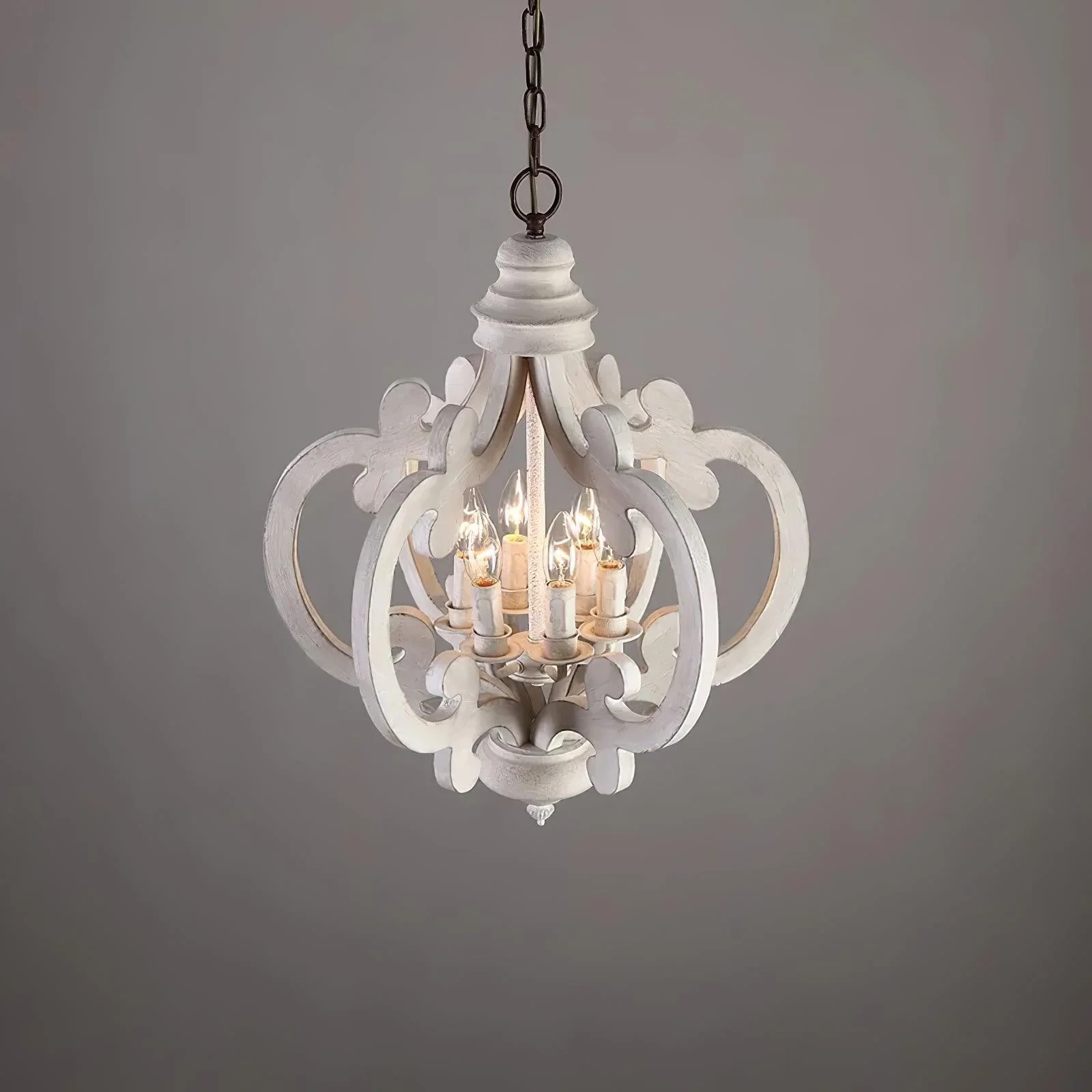 Antique White Style Chandelier - Image 29
