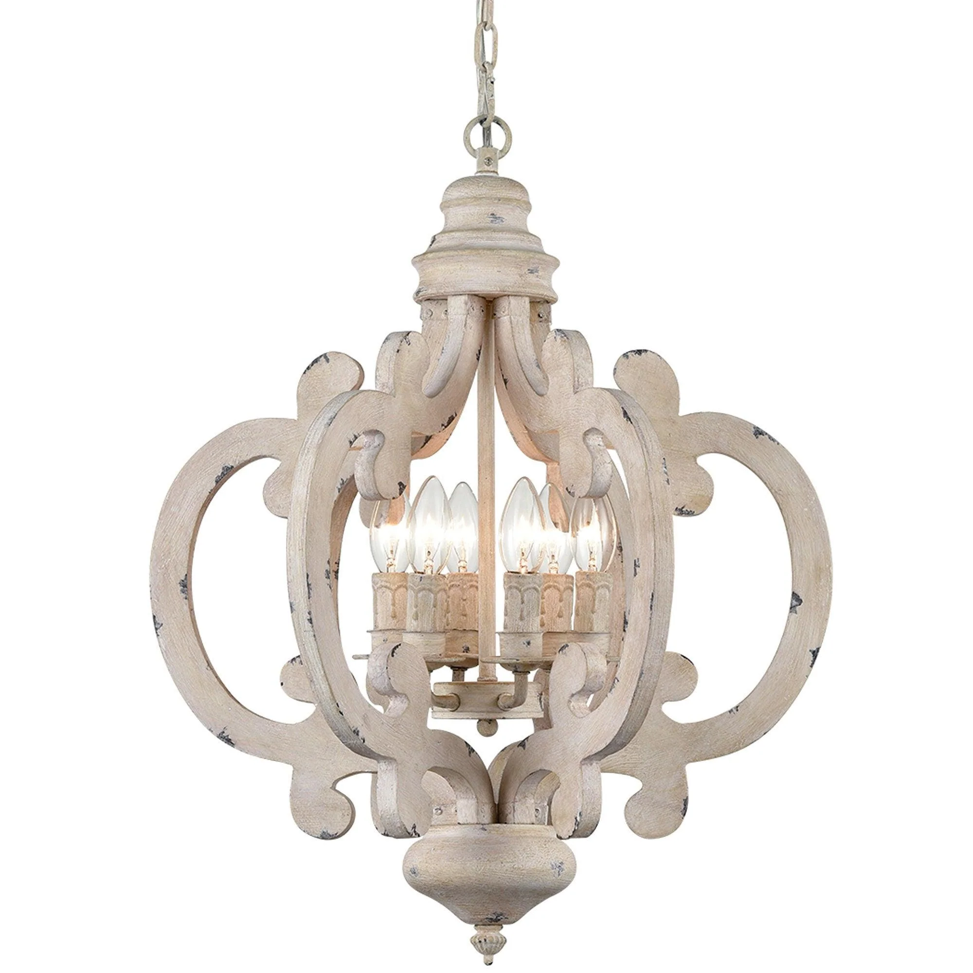 Antique White Style Chandelier - Image 48