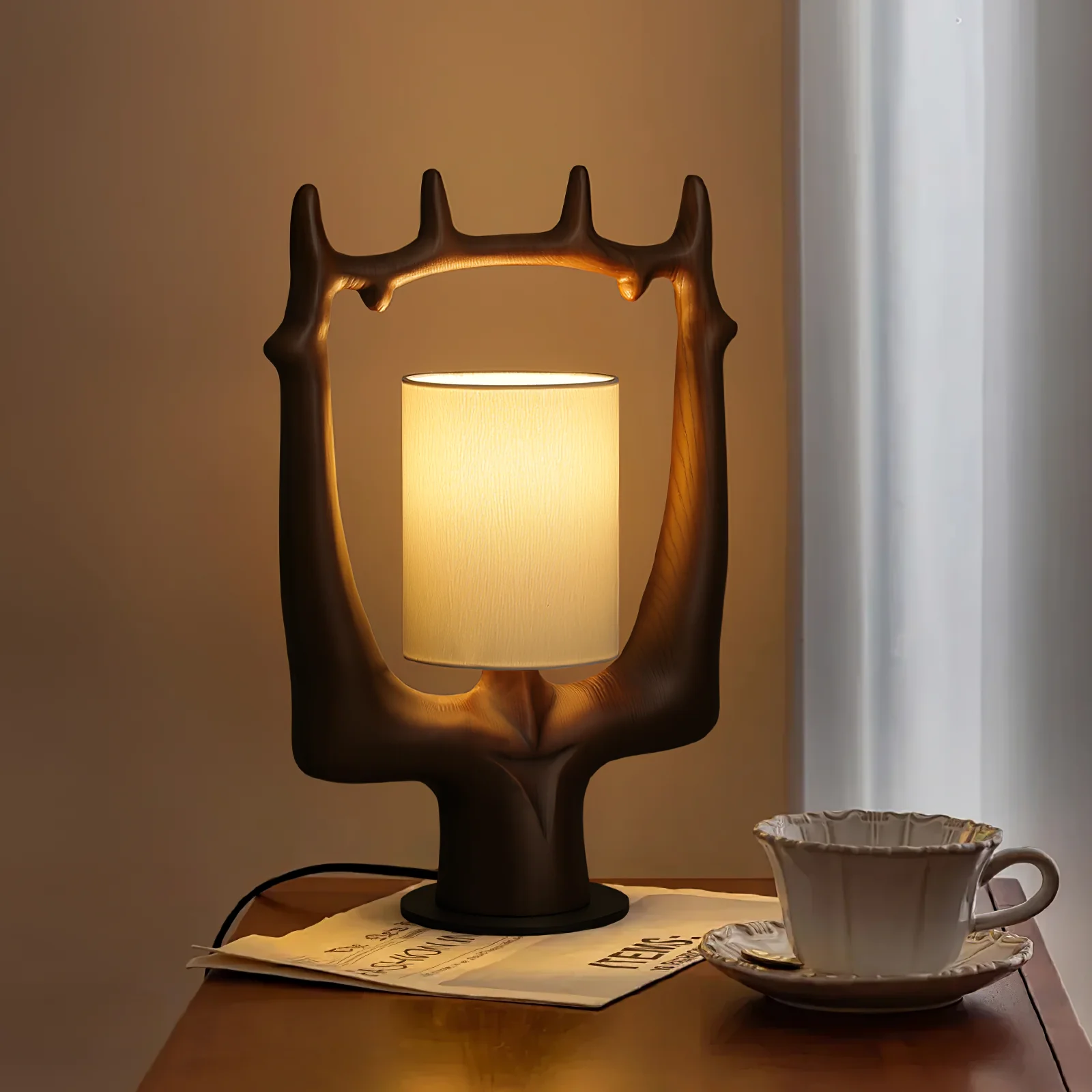 Antler Ring Table Lamp - Image 20