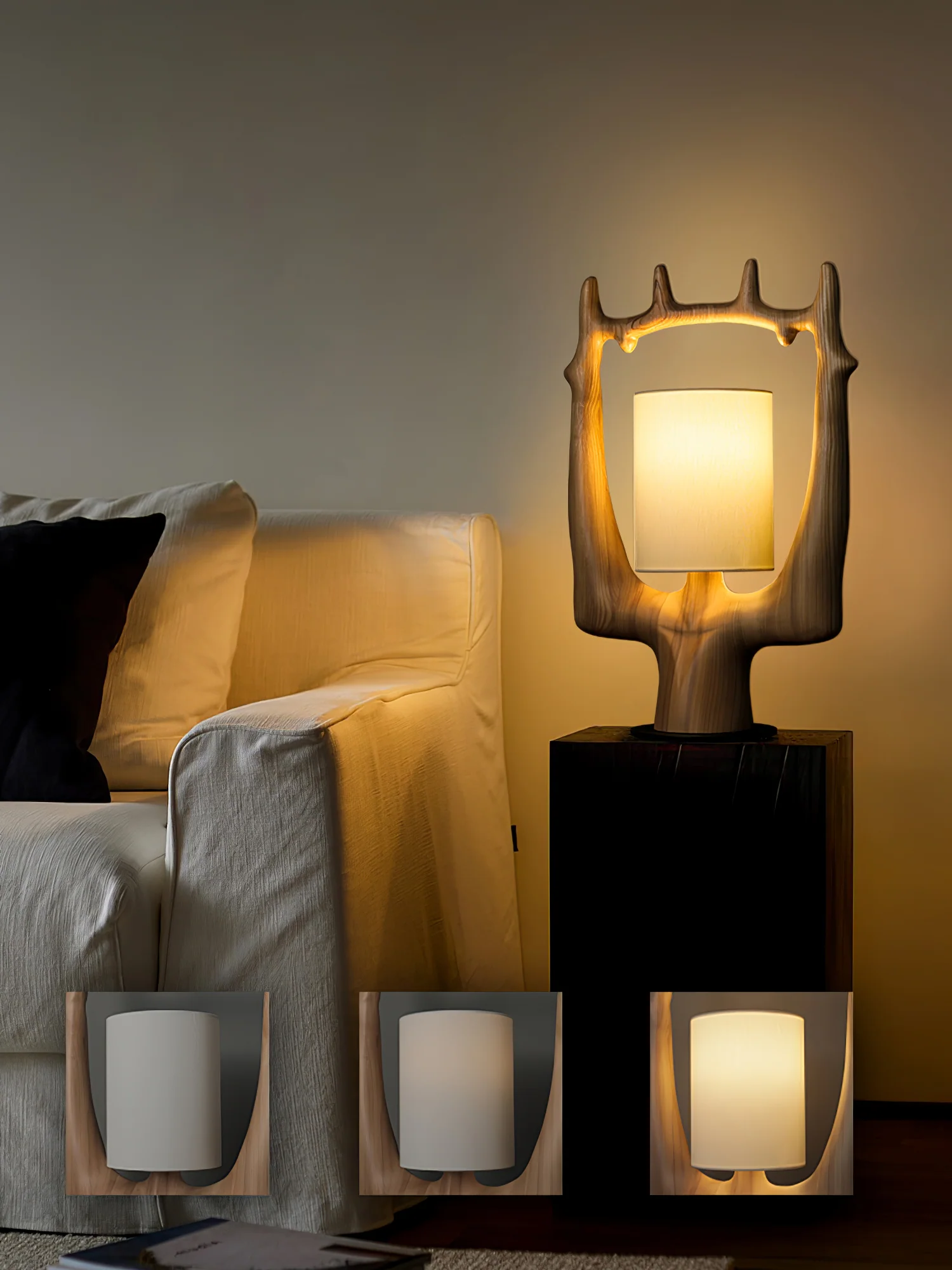 Antler Ring Table Lamp - Image 8