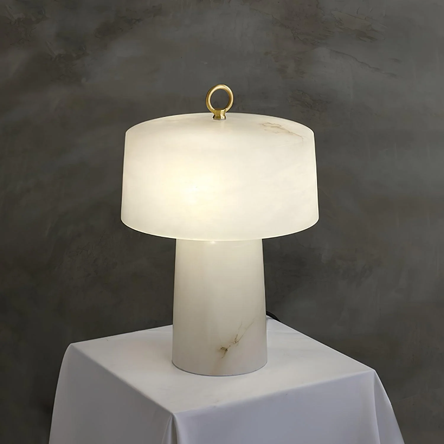 Aogashima Alabaster Table Lamp - Image 10