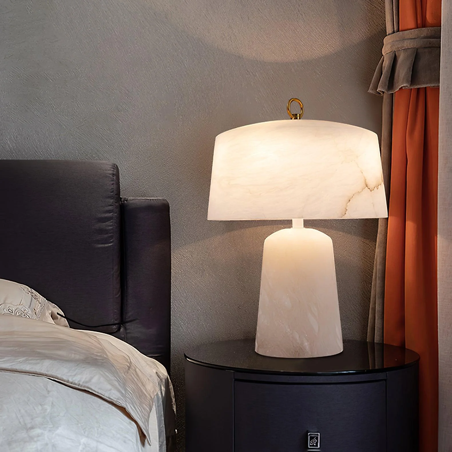 Aogashima Alabaster Table Lamp - Image 18