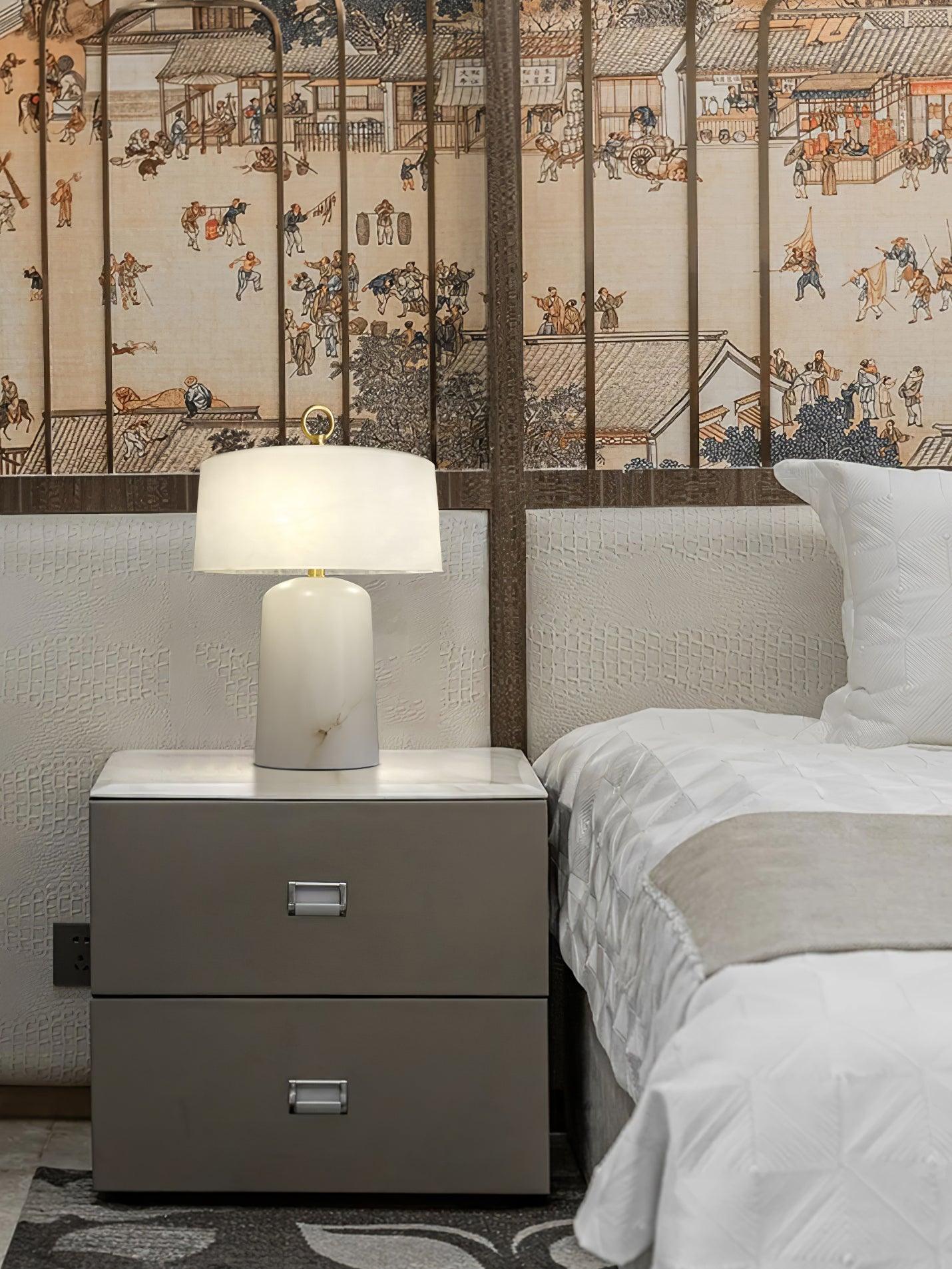 Aogashima Alabaster Table Lamp - Image 7