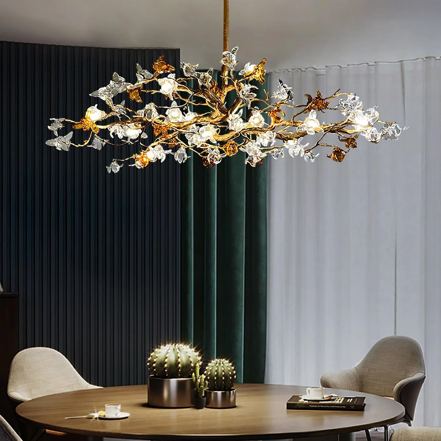 Aosta Brass Branch Chandelier - Image 10