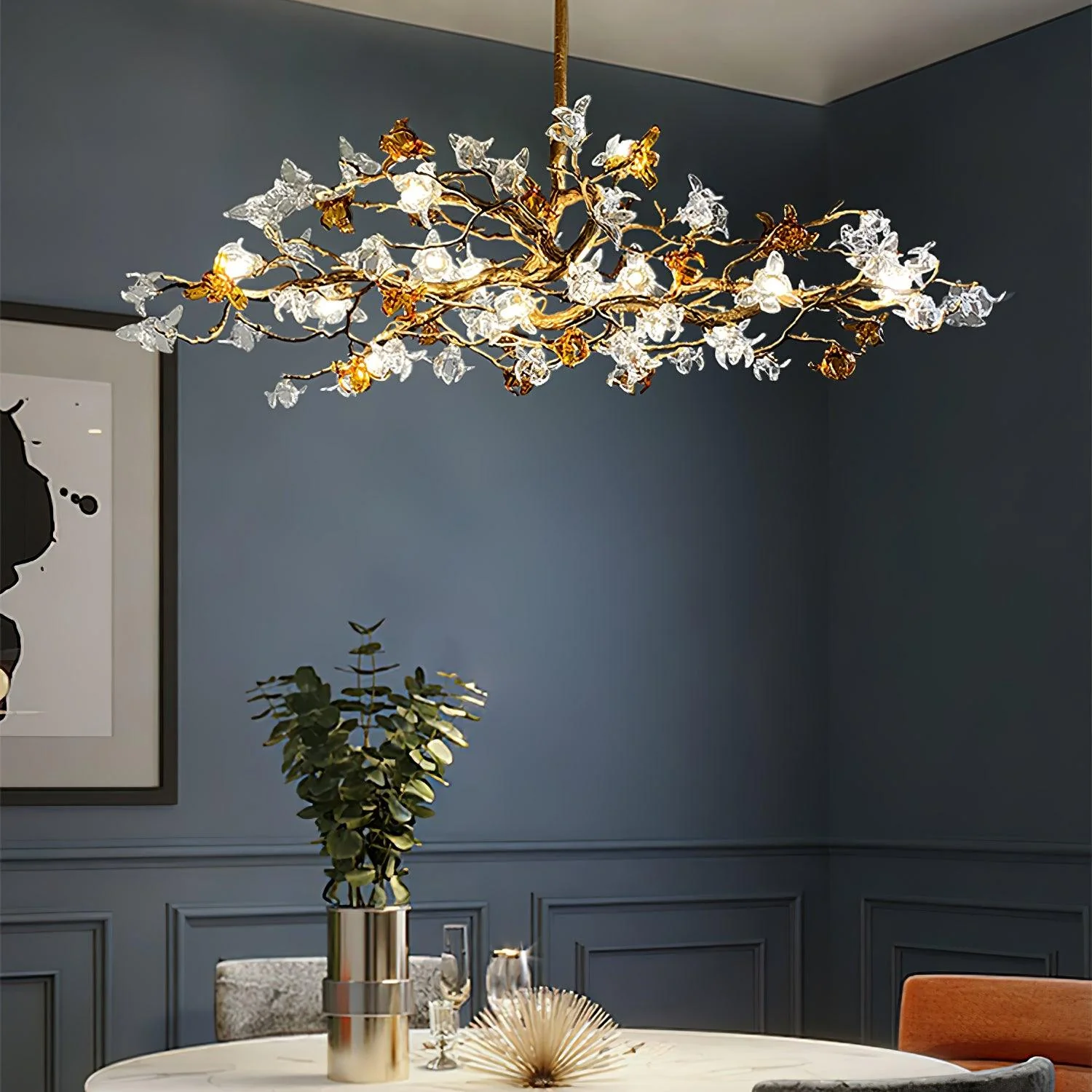 Aosta Brass Branch Chandelier - Image 11