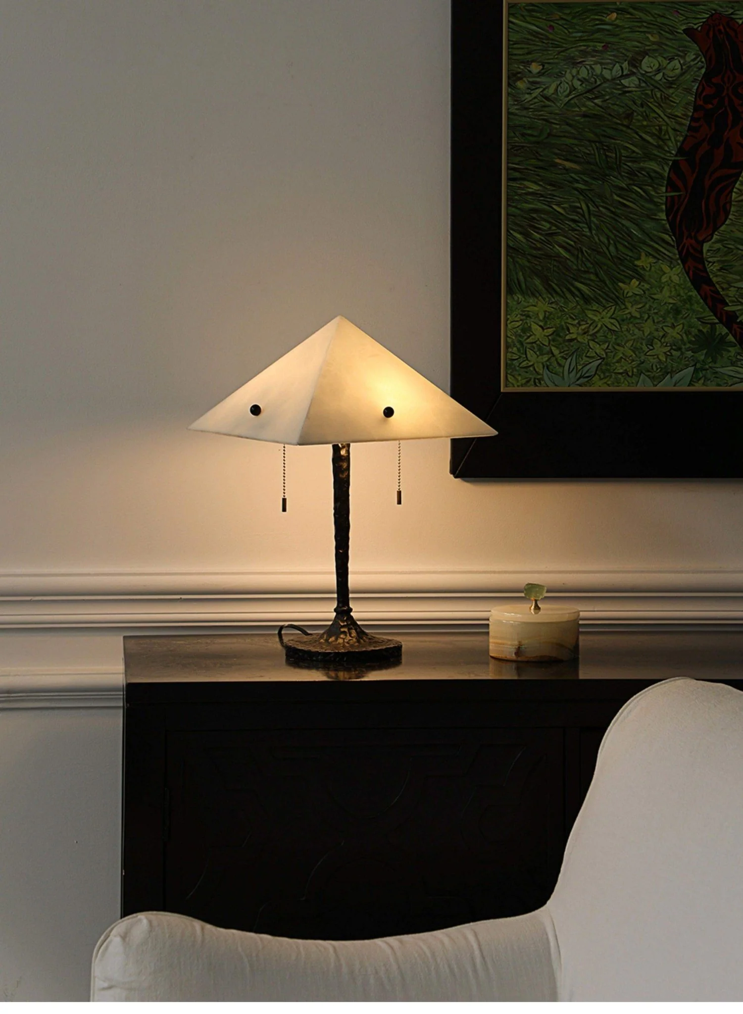 Apex Alabaster Prism Table Lamp - Image 20