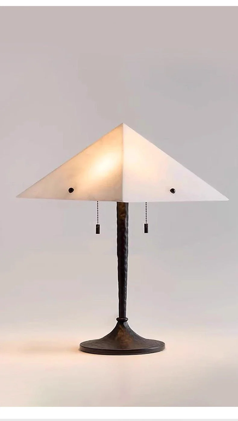 Apex Alabaster Prism Table Lamp - Image 9