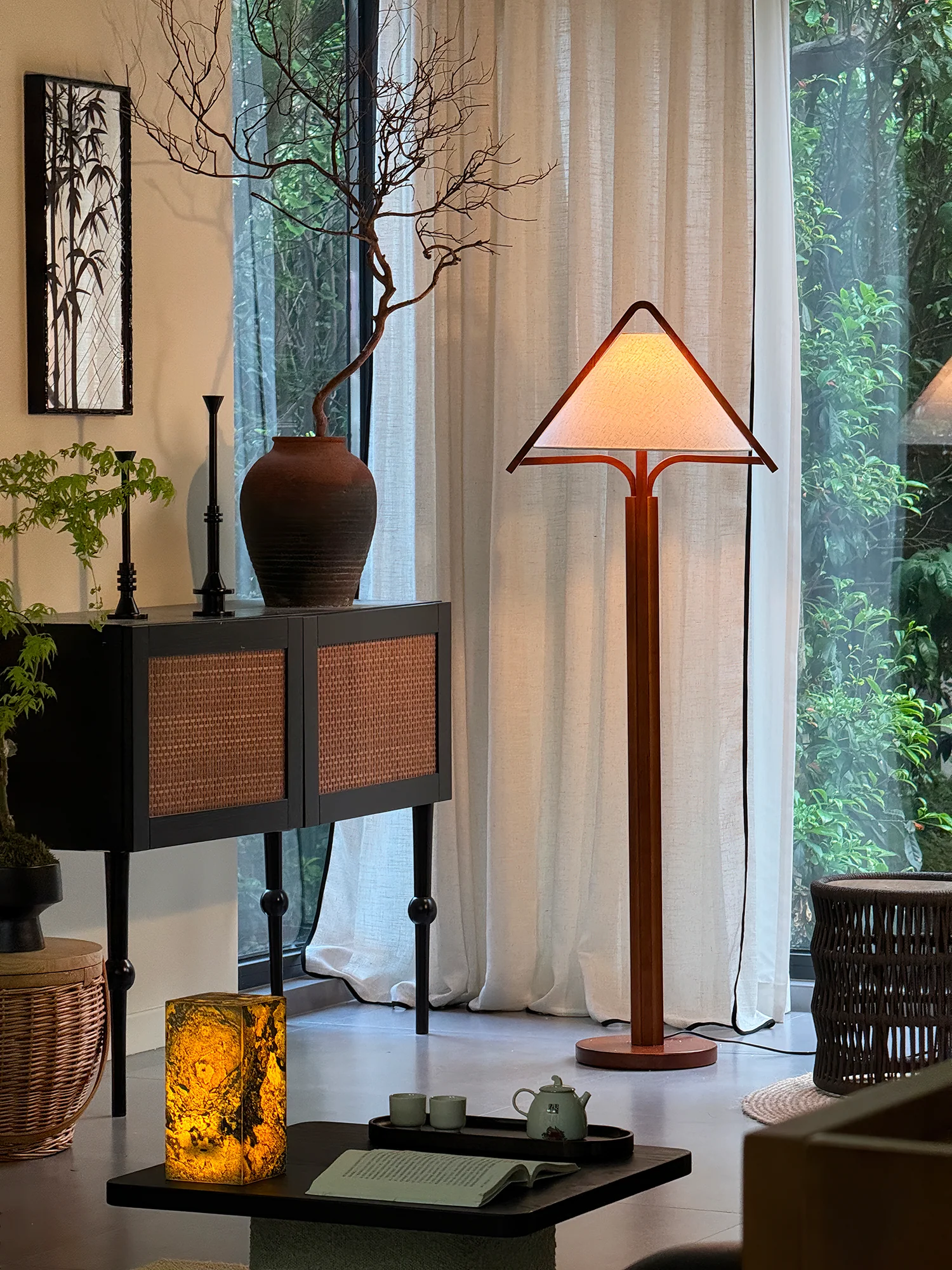Apex Triangle Shade Floor Lamp - Image 32
