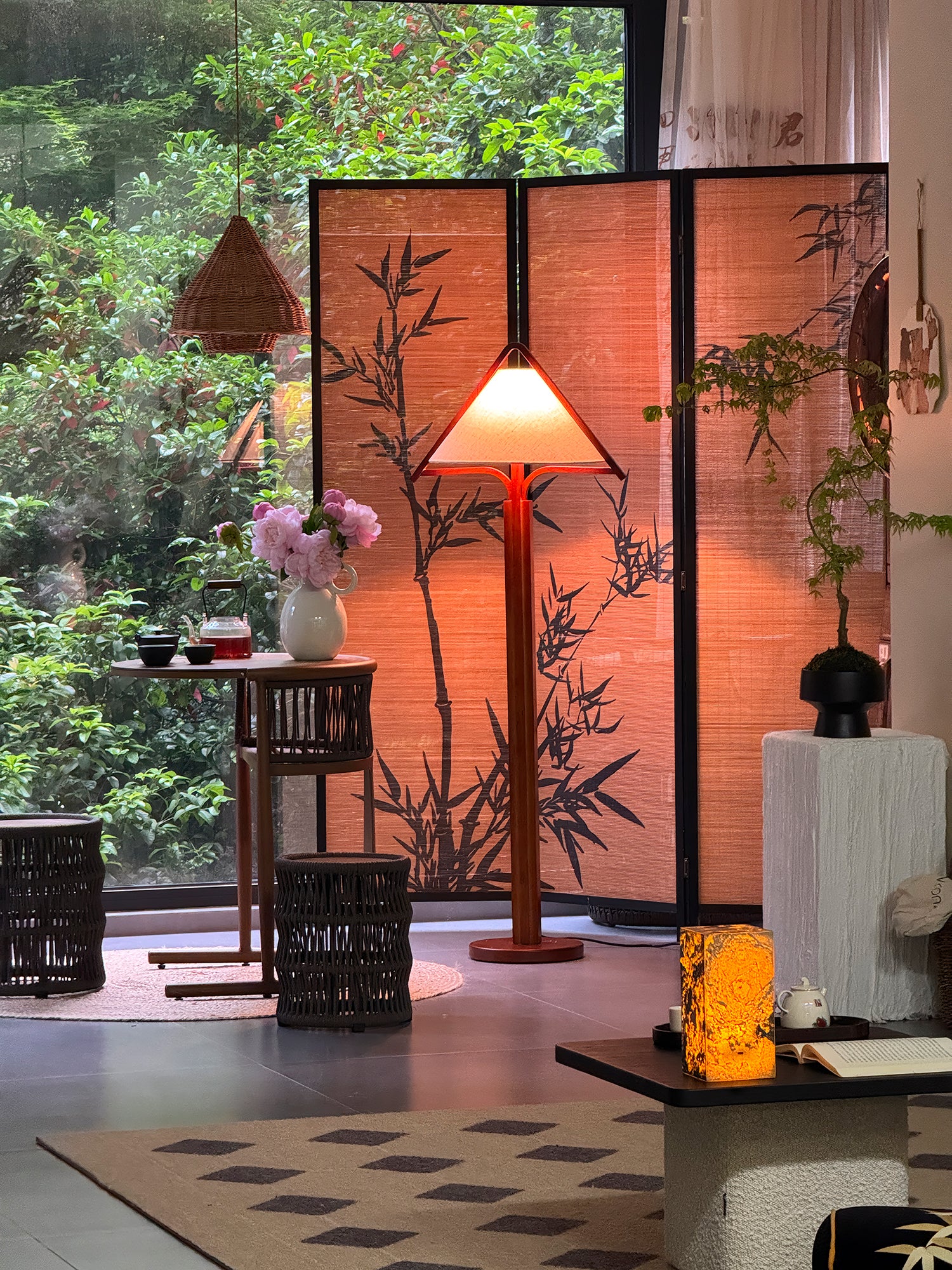 Apex Triangle Shade Floor Lamp - Image 38