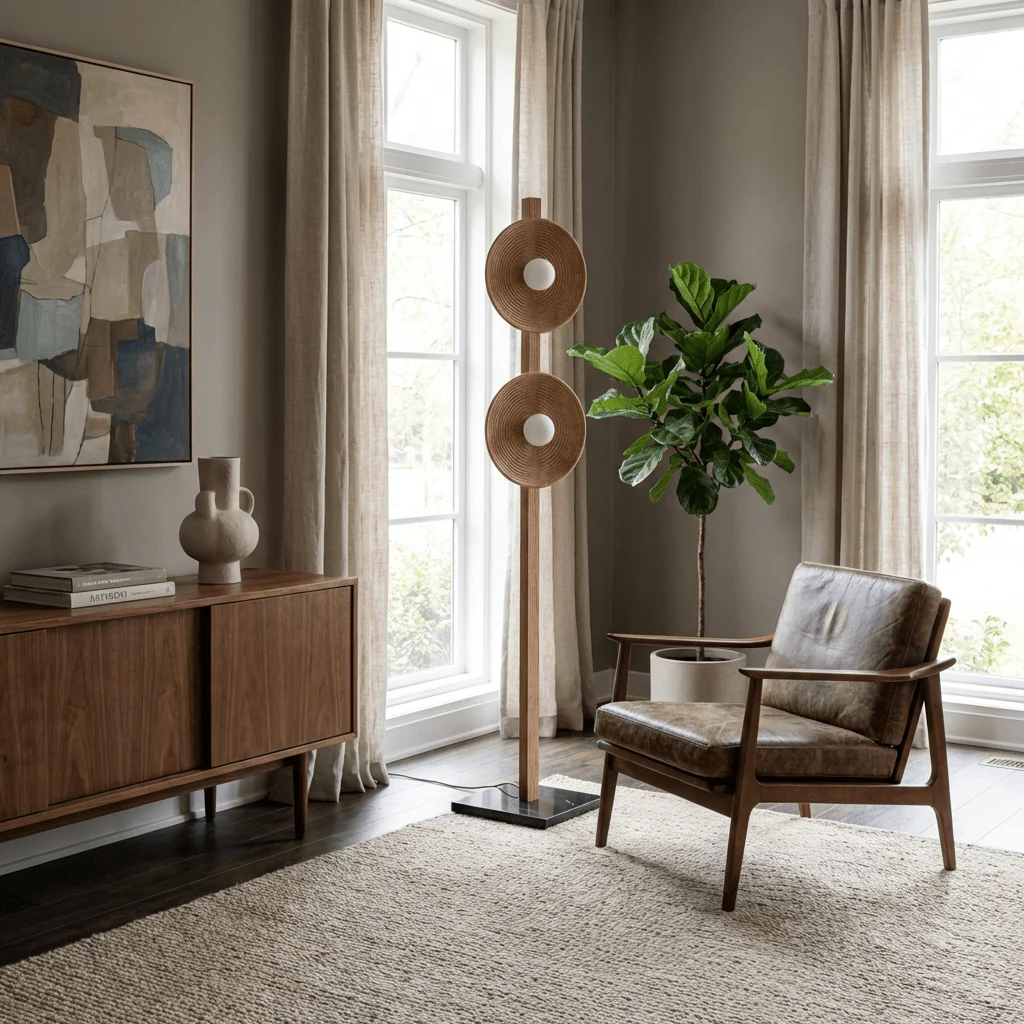 Arbor Twin Disc Floor Lamp - Image 12