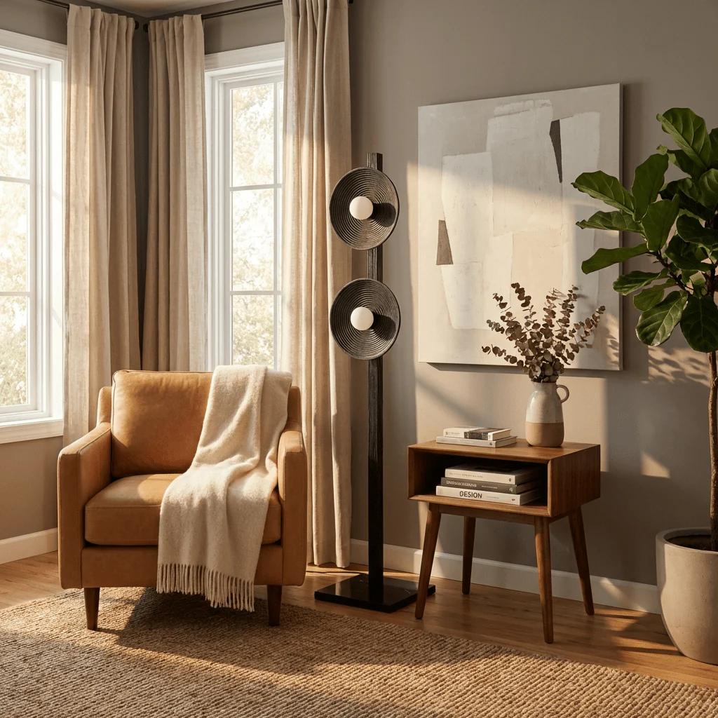 Arbor Twin Disc Floor Lamp - Image 6