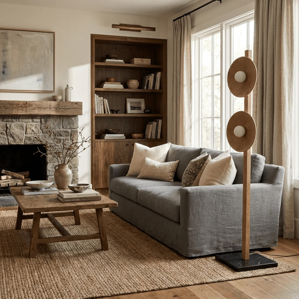 Arbor Twin Disc Floor Lamp - Image 7