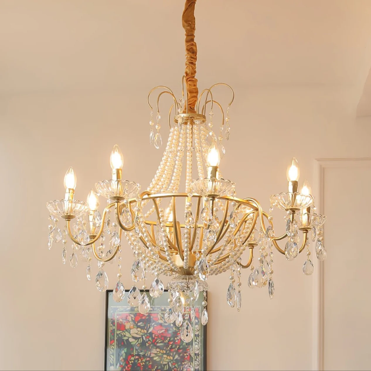 Arcadia Gold Chandelier - Image 2