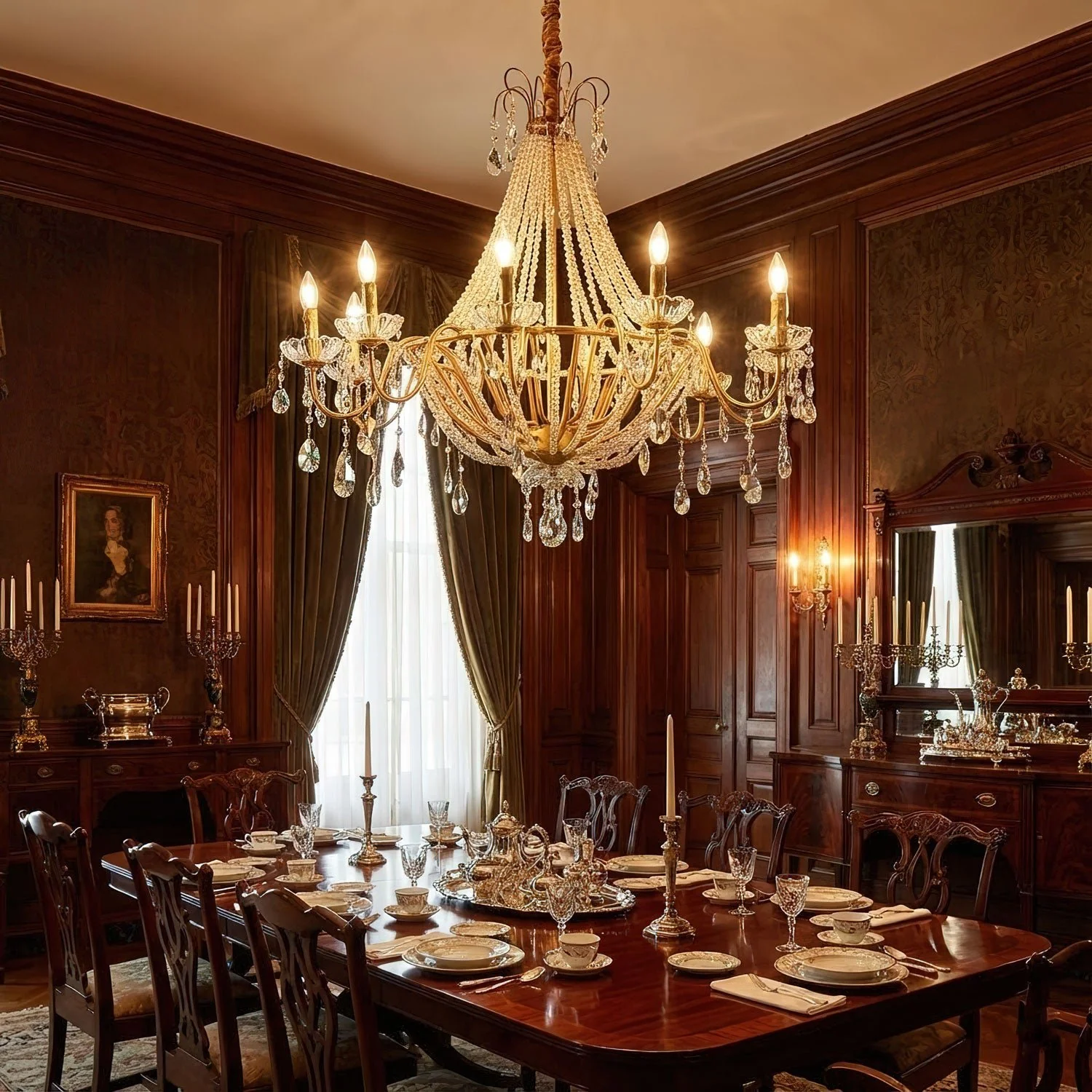 Arcadia Gold Chandelier - Image 5